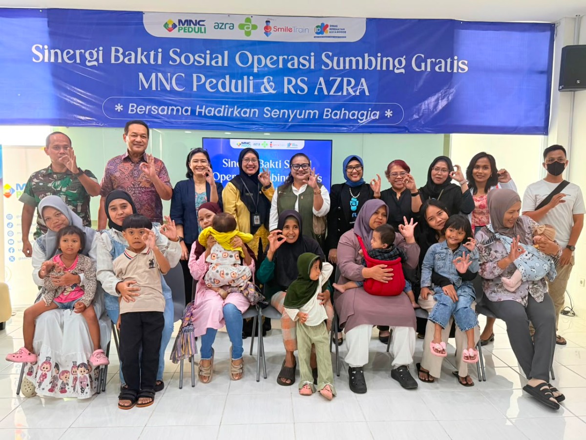 RS Azra, MNC Peduli, dan Smile Train Indonesia Gelar Operasi Sumbing Gratis di Bogor